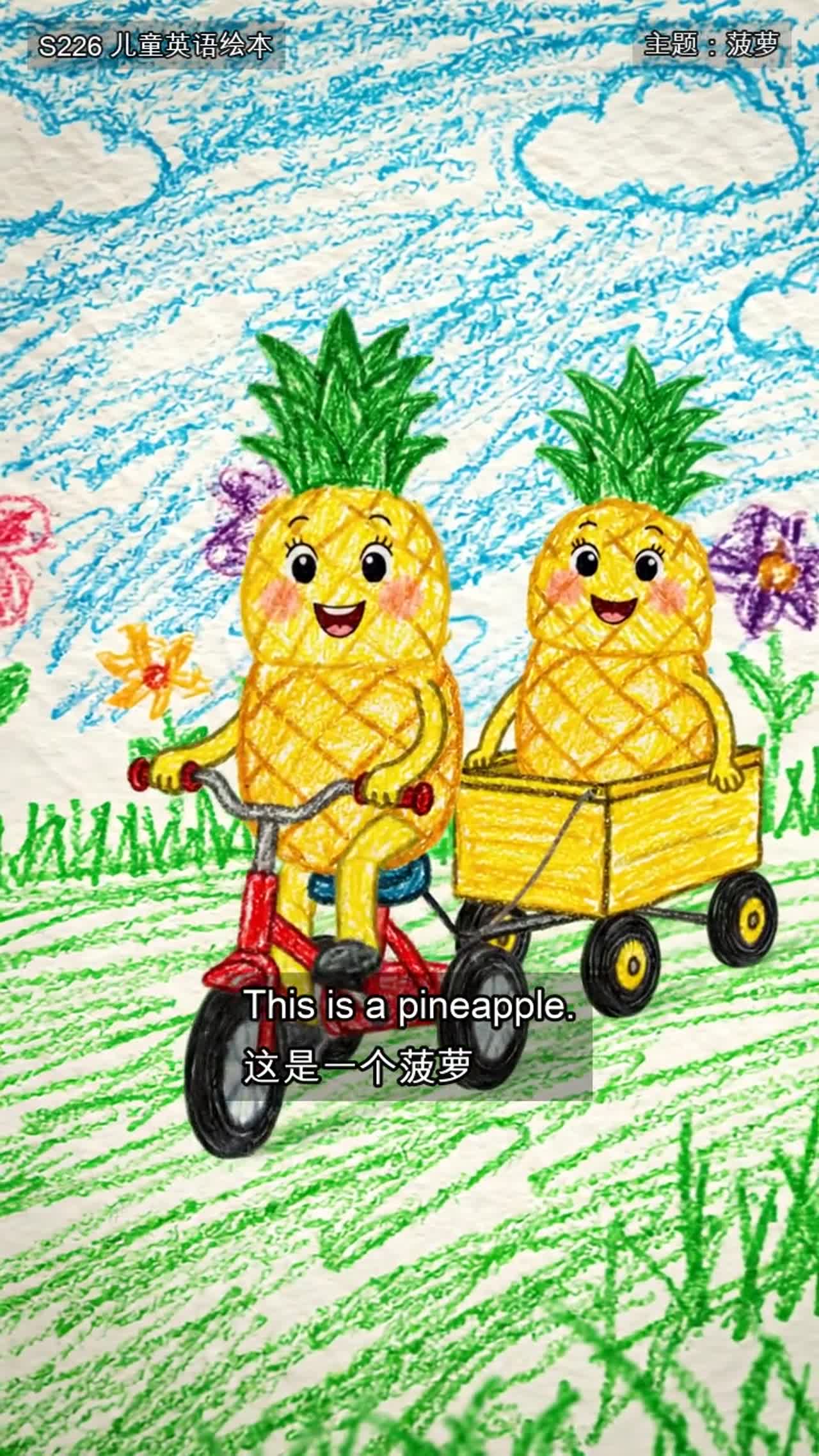 儿童英语绘本短视频封面