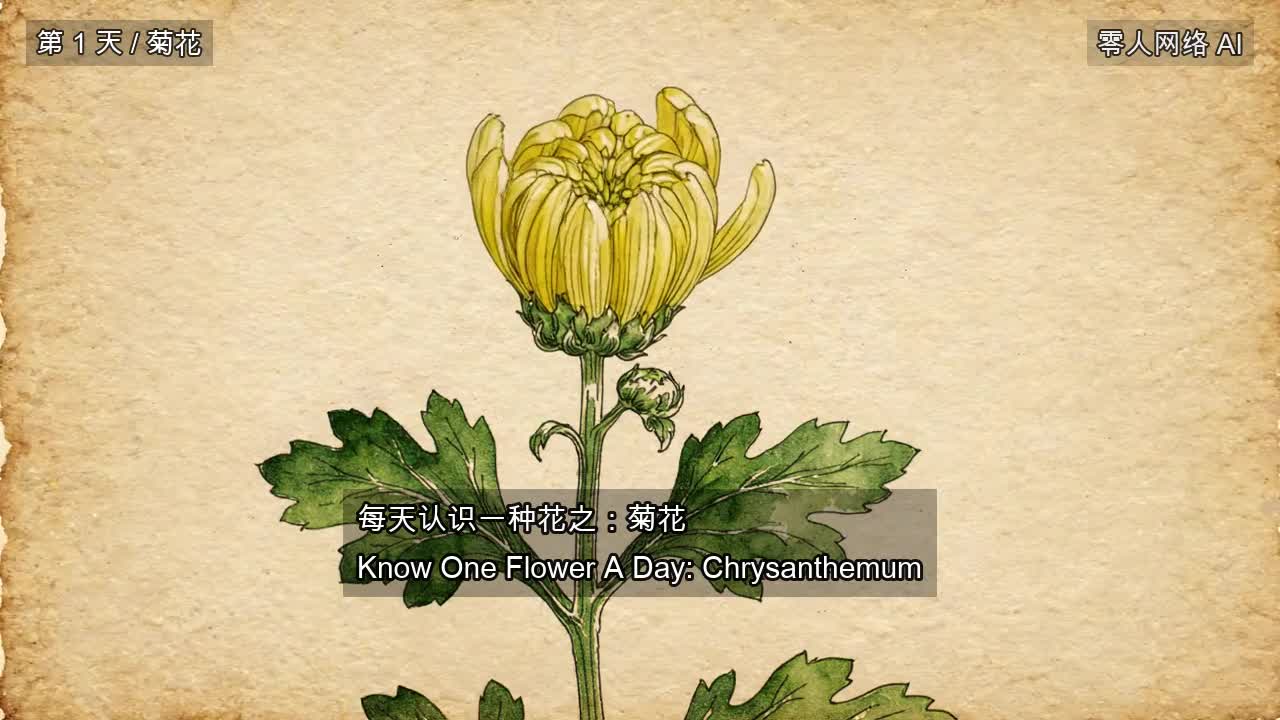 每天认识一朵花封面
